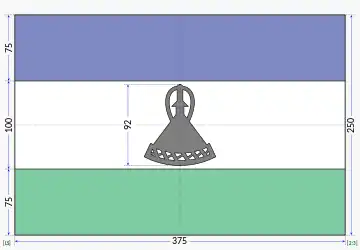 flag construction sheet