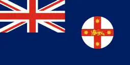 New South Wales in Australia; all of the Australian states (though not territories) adopt the use of the UK's national flag in their cantons.