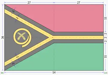 flag construction sheet