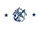 Flag of a 2-star Assistant Surgeon General(rear admiral)