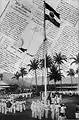 The German colonial flag is raised, 1 March 1900