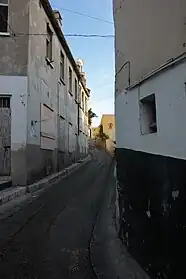 View of Flat Bastion Road looking south.