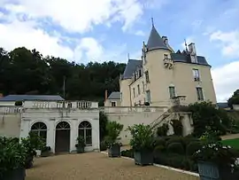 The chateau of la Motte-Thibergeau, in Flée