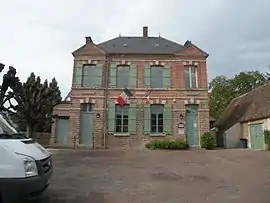 The town hall in Fleury