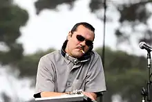 Ant performing with Atmosphere at the Outside Lands festival in 2009