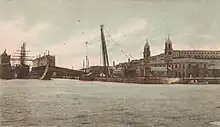 The floating dry dock Bermuda at HM Dockyard Bermuda