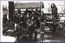 Promotional photo (L to R) Rick Canoff, Fred Glickstein, Tom Webb, Jerry Smith (bottom), Ron Karpman (top), Frank Posa and Jerry Goodman