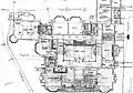 Floor plan of Illawalla, drawn up by the architects Fairbrother & Hall