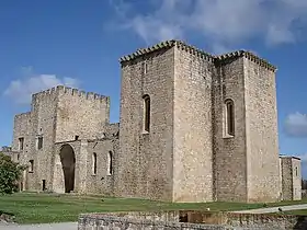 Flor da Rosa fortified church, Portugal