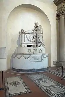 Monumental tomb of Vittorio Alfieri, Santa Croce, Florence, 1810