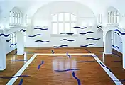 Installation Fluten, Kunstmuseum Heidenheim 1998