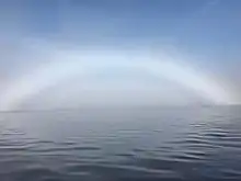 Fogbow in the Gulf of Mexico/Suwannee River, John Donaldson, 19 Dec 2017