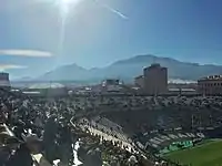 View to the southwest of the Flatirons in 2016