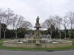 Font de Ceres (1825–1830), Plaça de Sant Jordi (Montjuïc).