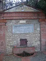 The fountain of Sainte-Apollonie, in Saint-Féliu-d'Amont