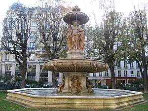 The Fontaine Louvois, designed by Louis Visconti (1836-1839)