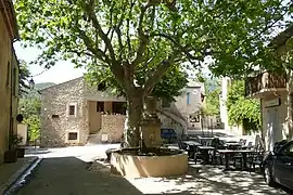 The fountain in Peypin-d'Aigues