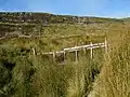 Footbridge and Cliffs