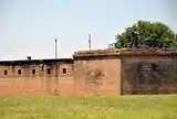 Wall of the fort, August 2015