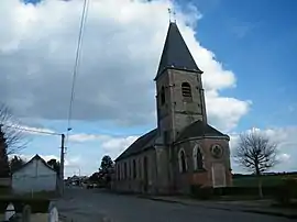 The church in Forceville-en-Vimeu