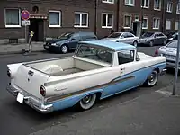 1958 Ranchero, rear 3/4 view