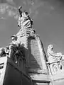 Morality (right), National Monument to the Forefathers, Plymouth, Massachusetts (1888).