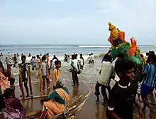 Immersion of Ganesh at Foreshore Estate