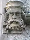 One of the stone decorations on the mansion house