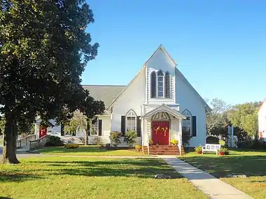 The former Bridgeville Public Library building