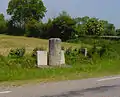 A Memorial marks the Battlefield