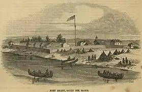 Old Fort Brady, c. 1857