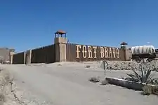 Fort at the entrance to Fort Bravo/Texas Hollywood