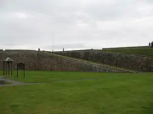 Ramps were used for rapid access to the ramparts