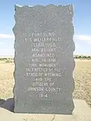 Fort Reno Monument