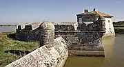 View of the fort and its ditch