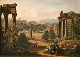 View of Rome. Ruins of the Forum (1816)