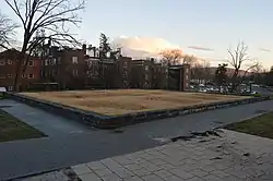 The graveyard at the Foster Site, a landmark on the property previously owned by Kitty Foster.