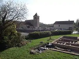 The archaeological remains of a Gallo-Roman villa