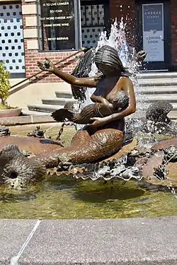 Andrea, the mermaid fountain at Ghirardelli Square (1966)