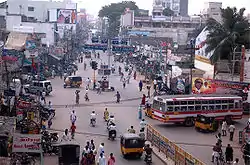 Intersection of SH-6 SH-204 and NH-79 near Kallakurichi bus stand