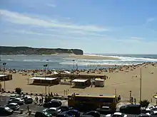 Beaches at Foz do Arelho: Lagoa de Óbidos and Atlantic Ocean