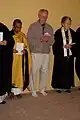 At a memorial service: Kodo sensei, Kennedy, Sister Rose Mary