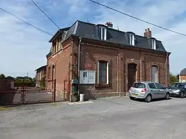 The town hall in Fraillicourt