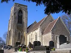 The church in Cambes-en-Plaine