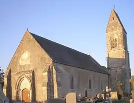 The church in Crouay