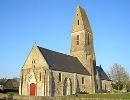 The church in Cussy