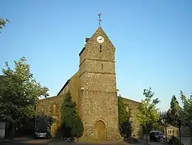 The church in La Sauvagère