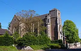 The church in La Selle-la-Forge