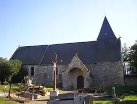 The church in Le Mesnil-au-Grain