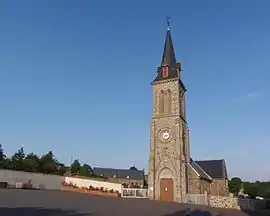 The church in Saint-Christophe-de-Chaulieu